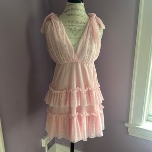 Fun mini pink dress